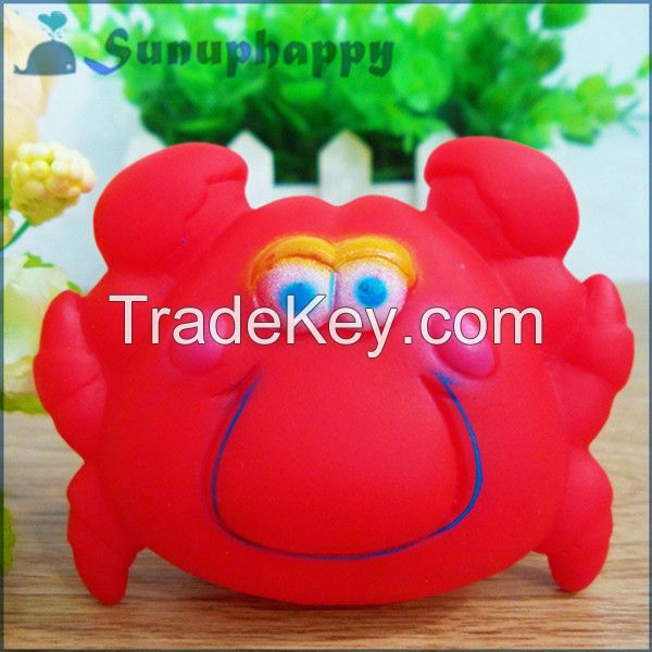 Wholesale custom vinyl animal shape toy for baby