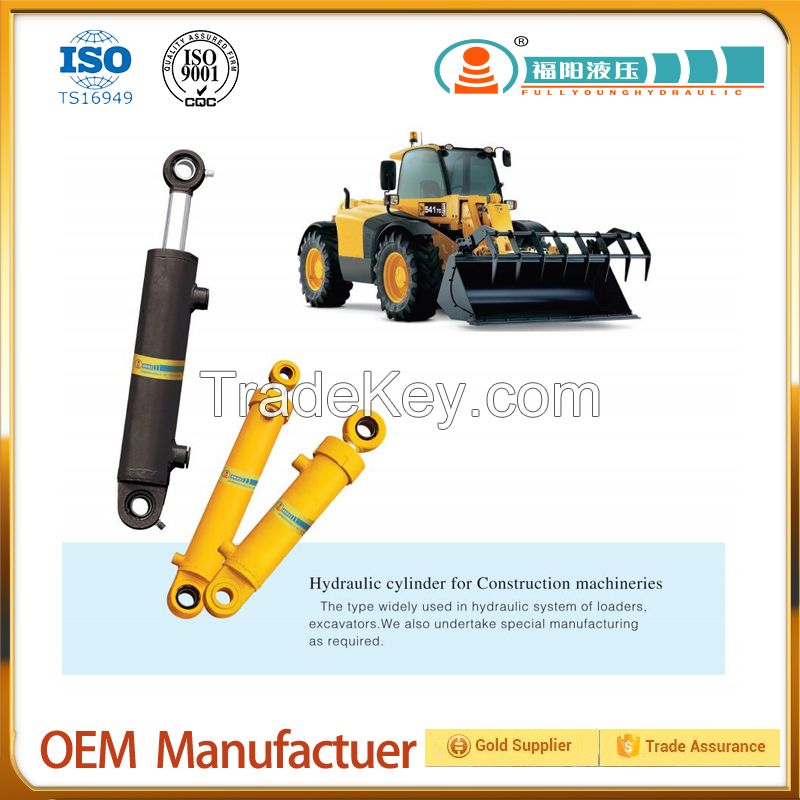 Hydraulic parts for engneering machinery, made in China, Hdraulic cylinder for loaders, forklifts