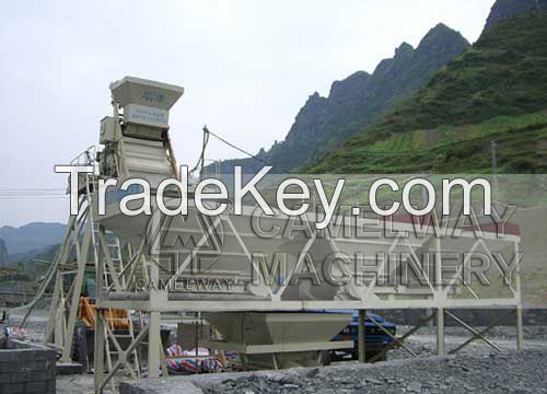 HZS25 concrete batching plant