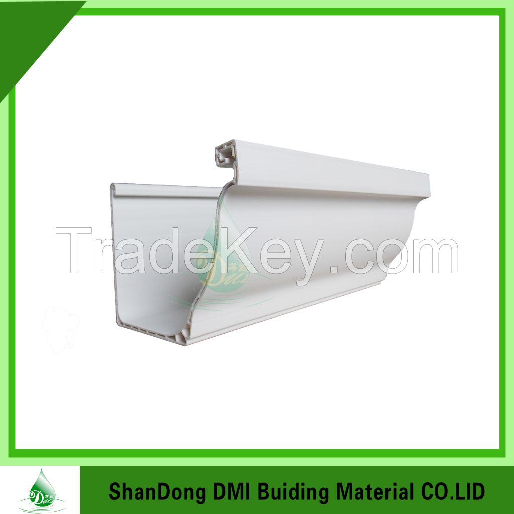 5.2 inch high quality pvc rain gutter system