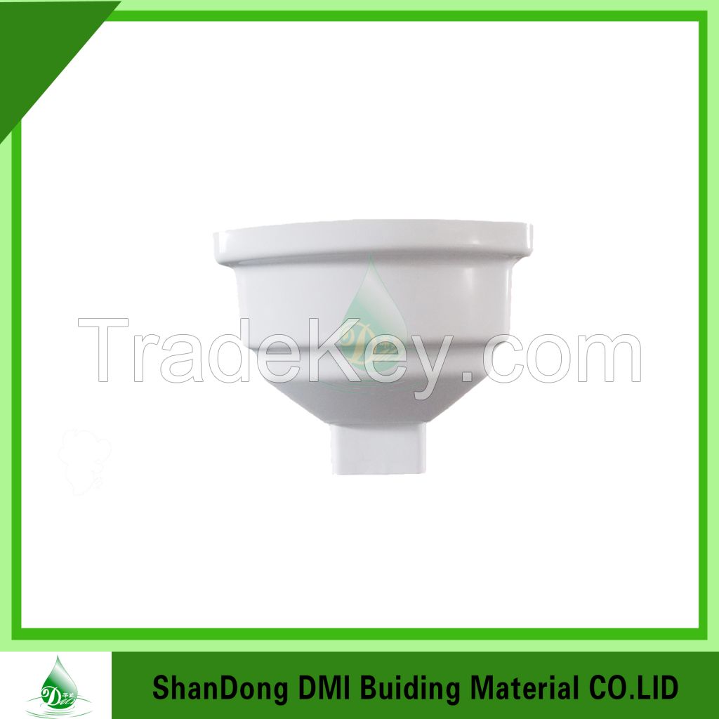 5.2 inch high quality pvc rain gutter system