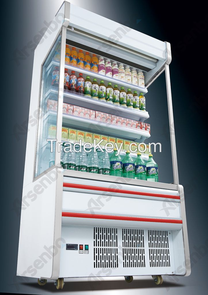 commercial supermarket drink cooler