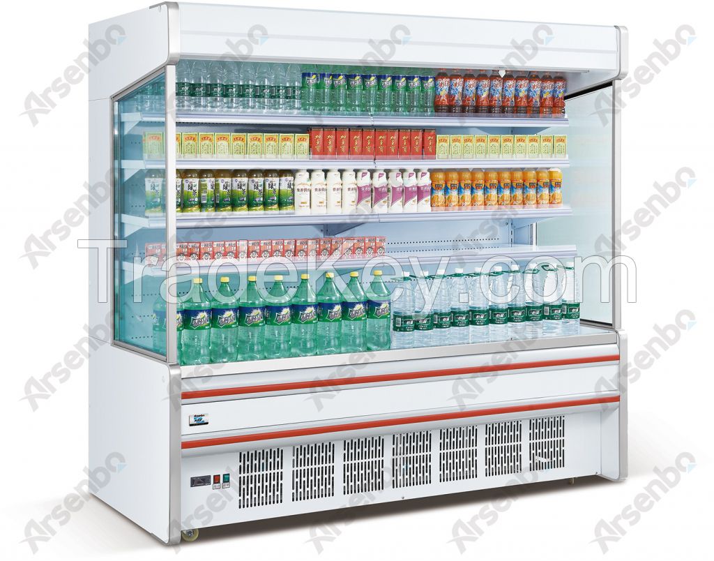 beverage display refrigerator