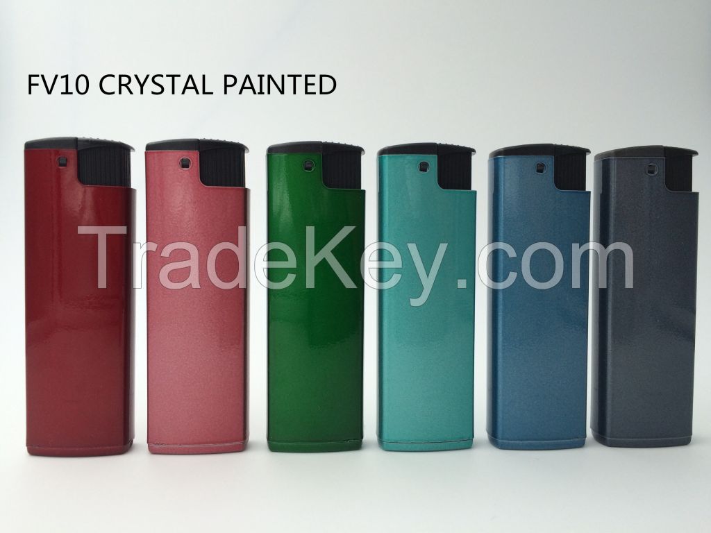 Metal color Triangular Electronic Lighter