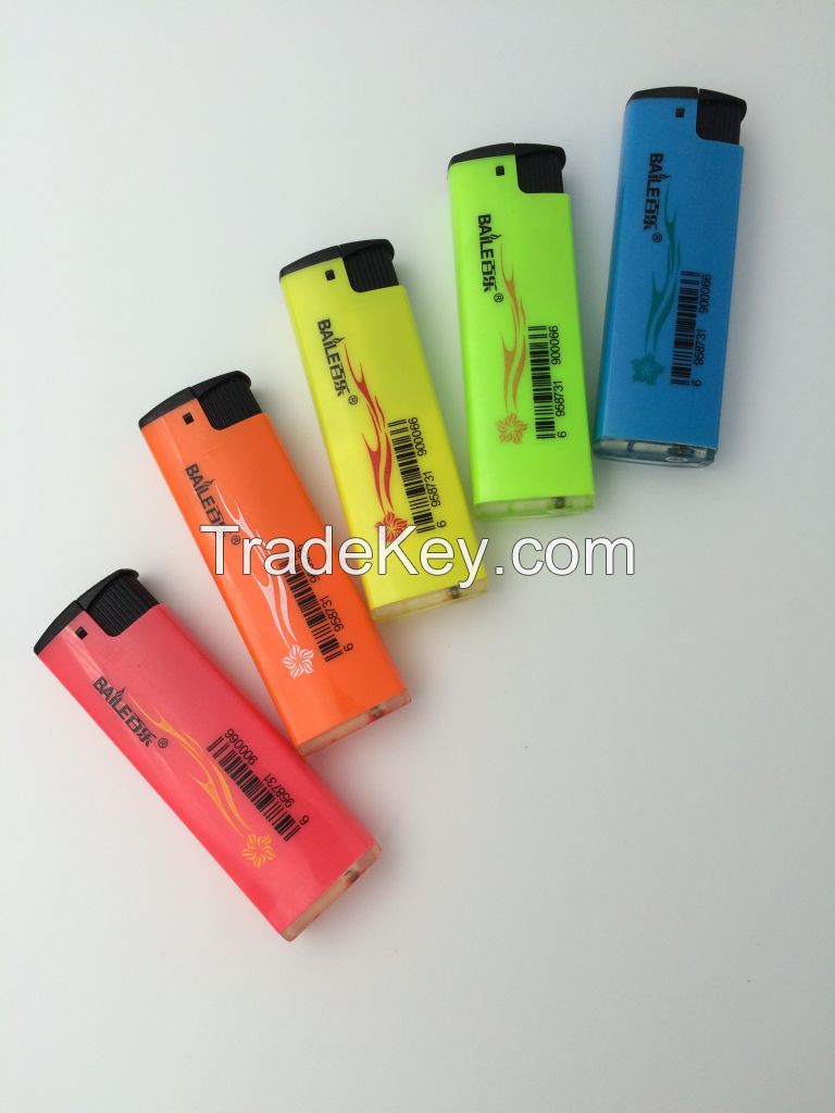 Metal color Triangular Electronic Lighter