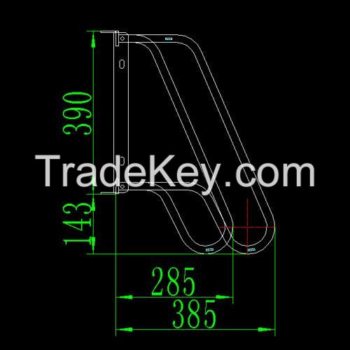 Mounted Bike Rack Cr22