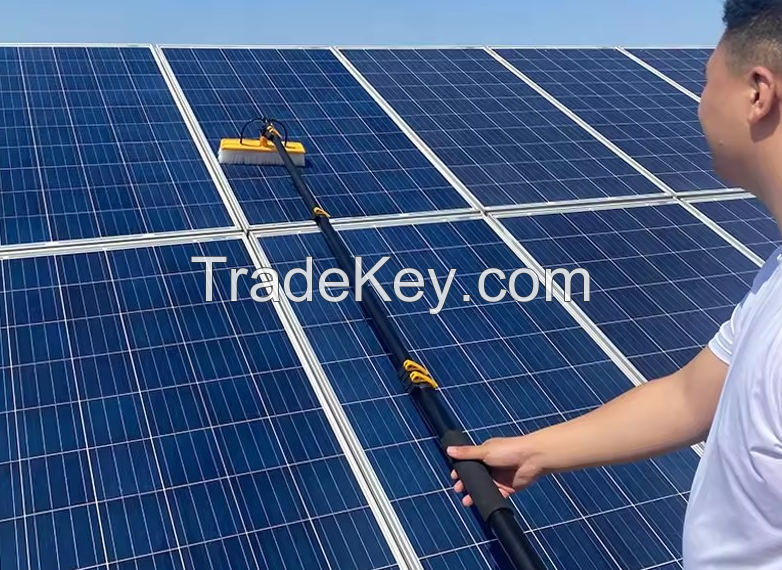 Made in china connection photovoltaic panel ground power module cleaning Machine