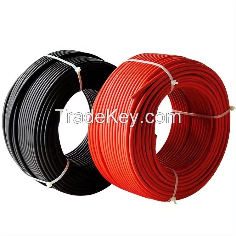 PV solar cable dc 1500v 2.5mm/4mm/6mm/10mm awg solar panel photovoltaic cable wire