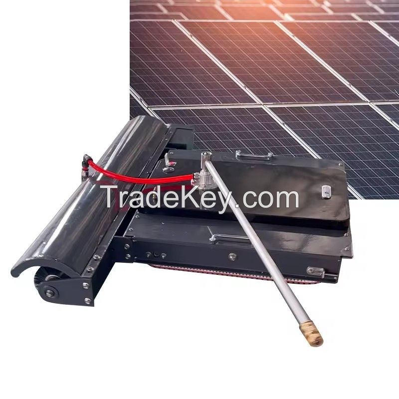 Cleaning Robot Intelligent Photovoltaic Panel Cleaning Robot Remote Control Tracked Solar Panel Machine