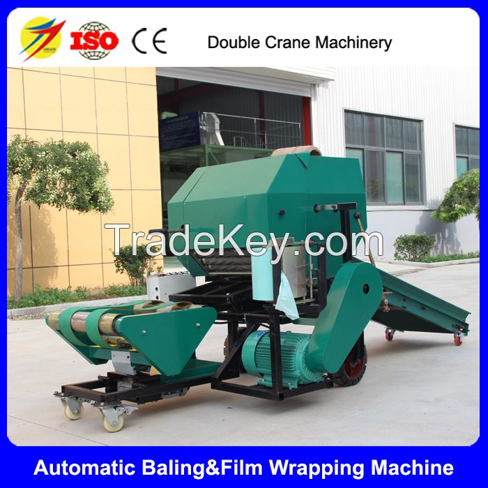 corn silage baling machine for sale, automatic round silage baler and wrapper