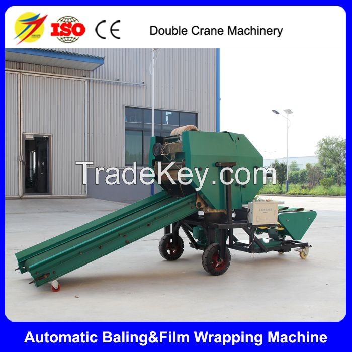 corn silage baling machine for sale, automatic round silage baler and wrapper