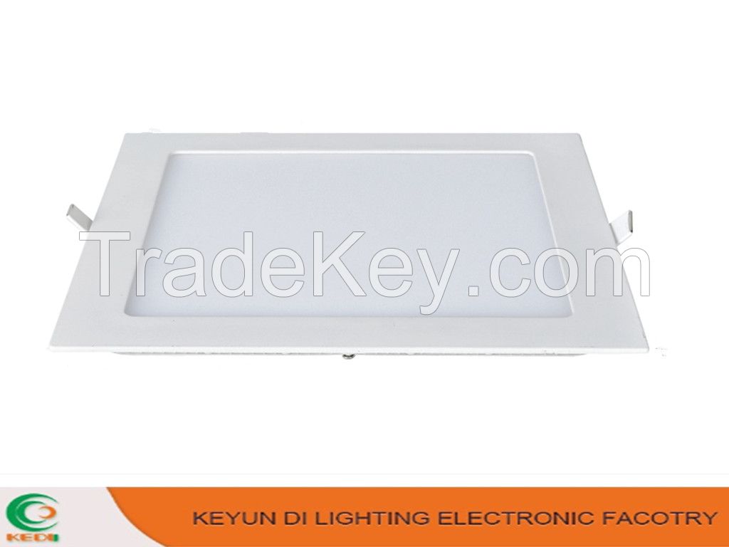 High brightness 3w 6w 9w 12w 18w 24w led panel light with ce rohs good quality