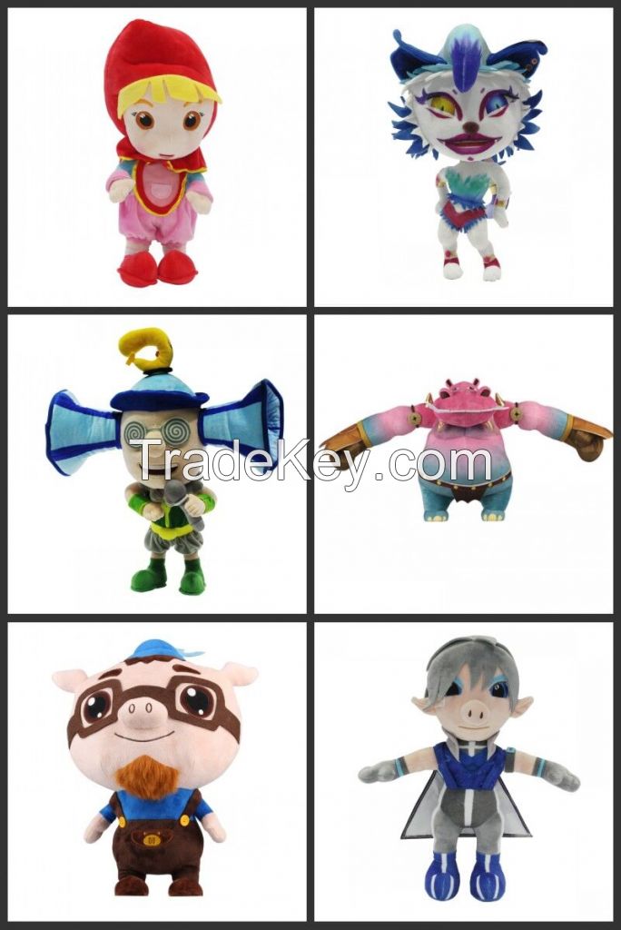 cartoon plush dolls