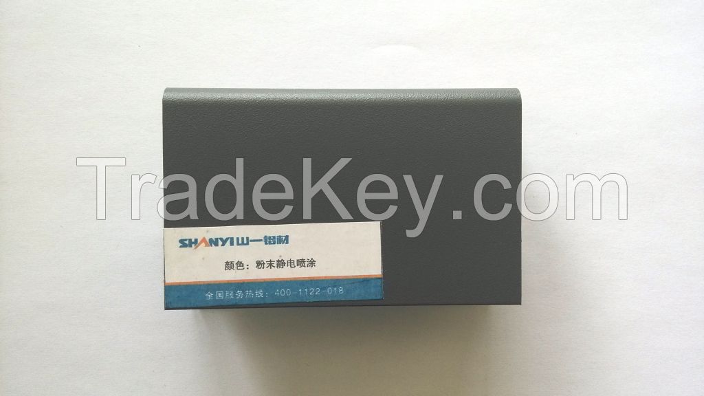 Anodized acid sand slivery white aluminum profile for windows & doors