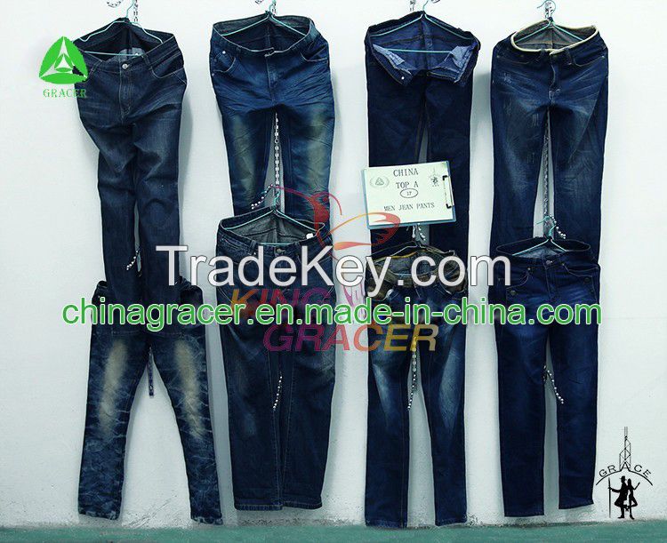 AAA used summer clothes man jeans wholesale