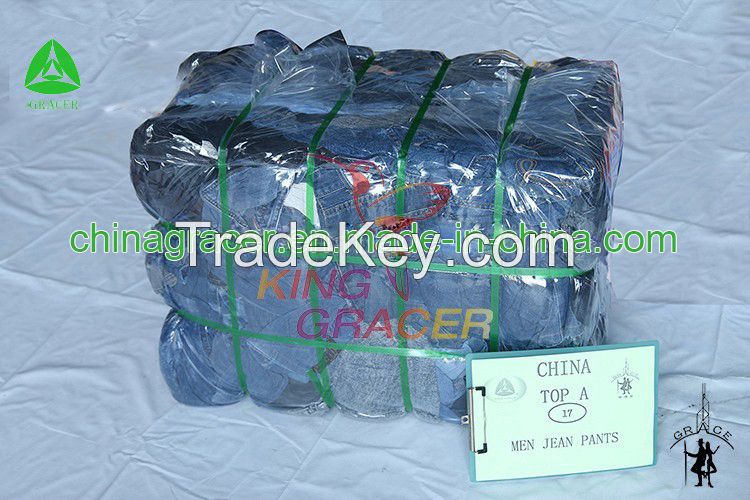 AAA used summer clothes man jeans wholesale