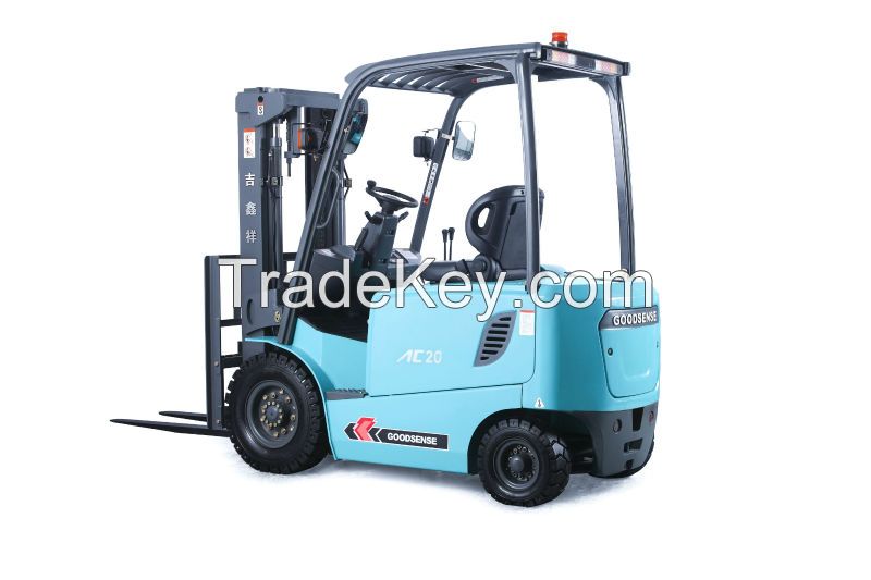 China Supplier goodsense brand electric 2ton forklift trucks for sale