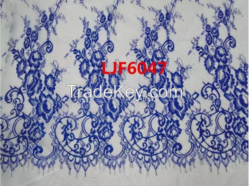 Lace fabrics and Lace trims