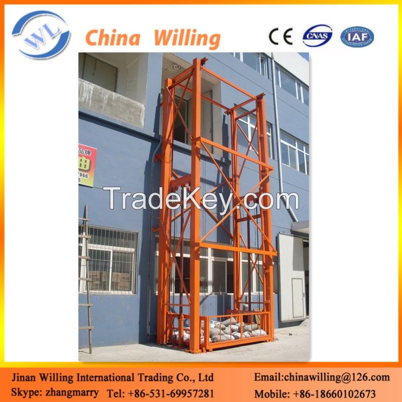 Hydraulic Warehouse Cargo Lift Construction Hoist