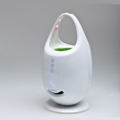 LED flower pot with air purifier function embedded