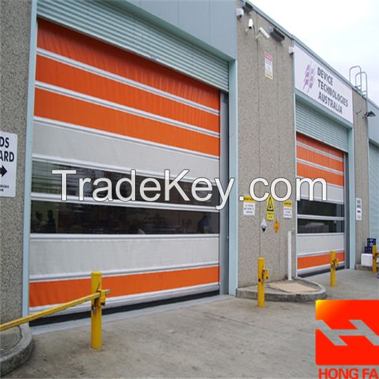 Clear Room High Speed Rolling Plastic Shutter Door