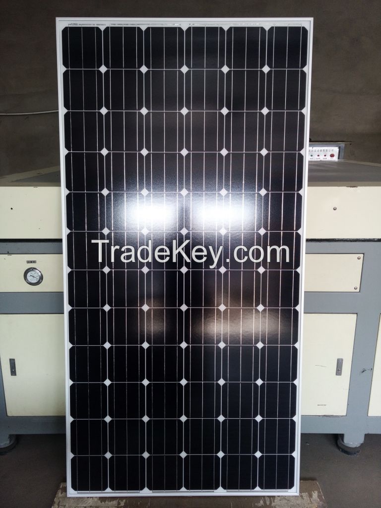 High power 330w mono solar panle in China with TUV IEC ISO certificate