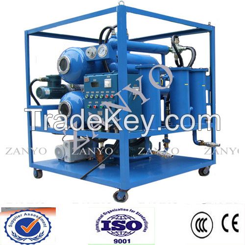 ZYD double stages vacuum transformer oil purifier