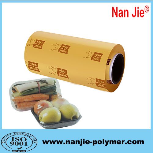 Nan Jie moisture proof PVC pallet wrap film rolls long meter for wholesale