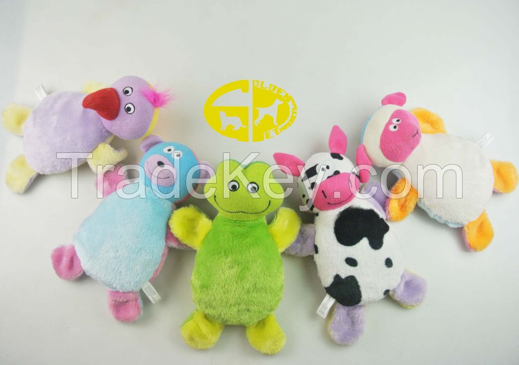 Pet Product Pet Plush Toy of Double Faced Animals for Dog