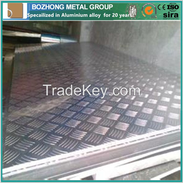 high quality lightweight wall panel with2218 aluminum checkered plate and sheet weight