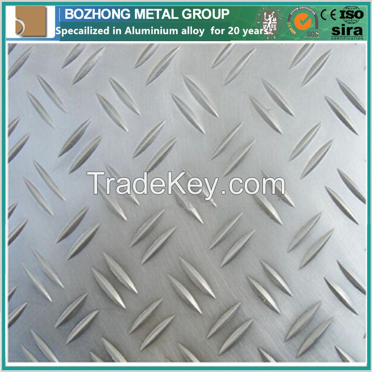 More than 10 Years Manufacturer from China Anti-Slip 2124 Aluminum Checkered Plate with the Lowest Price