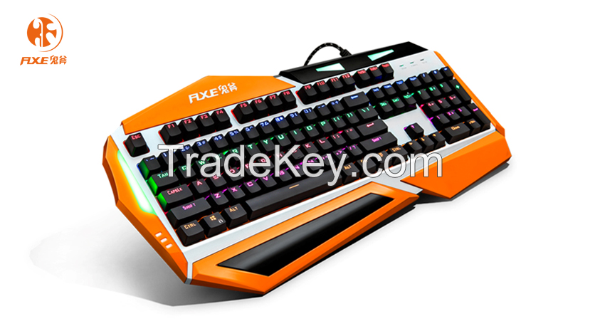 8818 mechnical gaming keyboard with unique shape