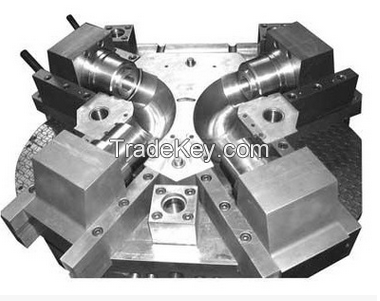 Plastic pipe fitting mould