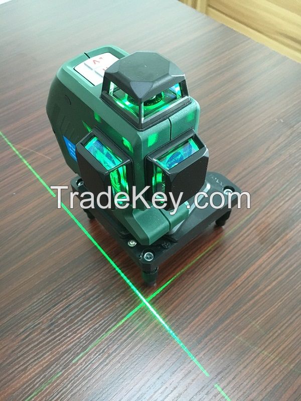DOVOH 12 Lines 3D Laser Level  DLL3-360G 520NM Green Laser Level