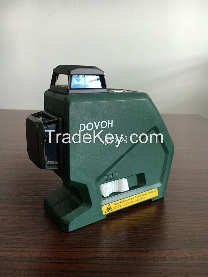 DOVOH 12 Lines 3D Laser Level  DLL3-360G 520NM Green Laser Level