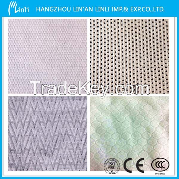 spunlace nonwoven fabric dot emboss for cleaning