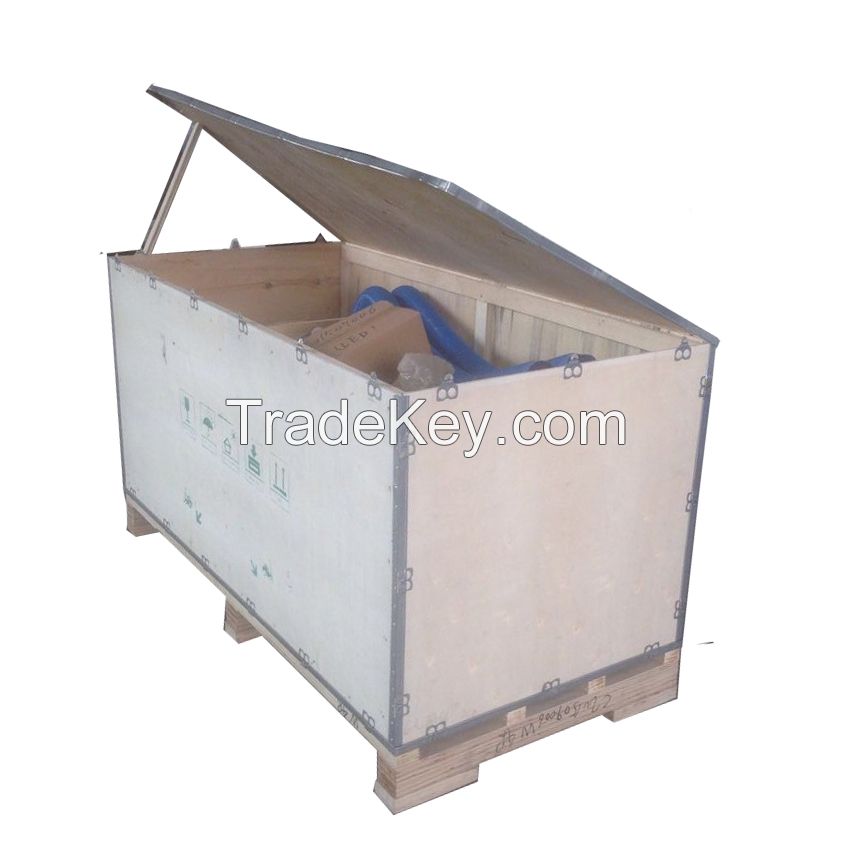 export shipping collapsable plywood packing box wooden crates ISPM15