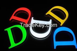 LED signs customized channel letter logo advertising front lit signage