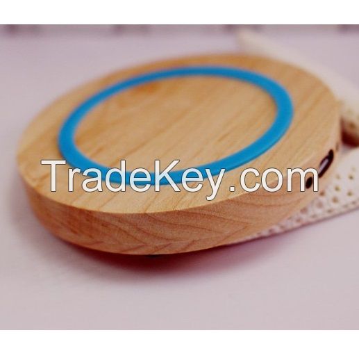 Wood Wireless Charger for iPhone & Android Phone