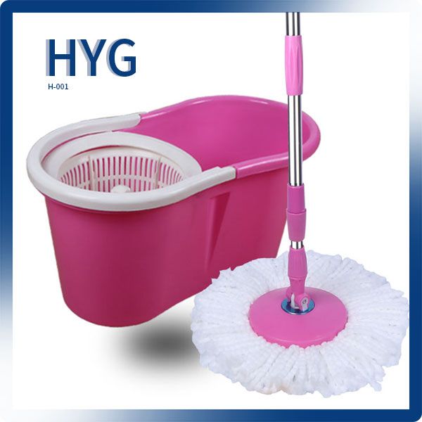 New PP Microfiber Easy Spin Magic Mop 360 