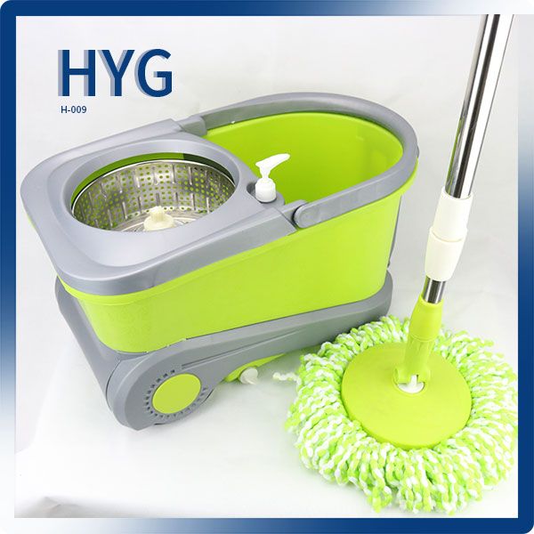 360 spining rotating magic mop with big wheel