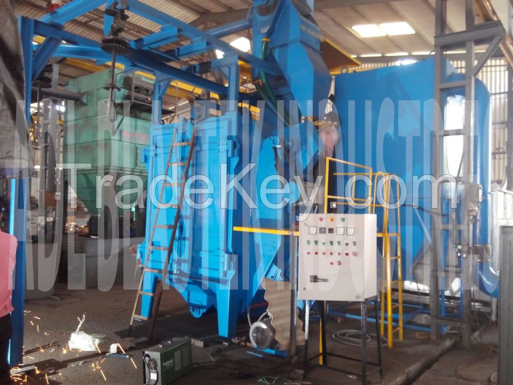 Y Type Hanger Shot Blasting Machine