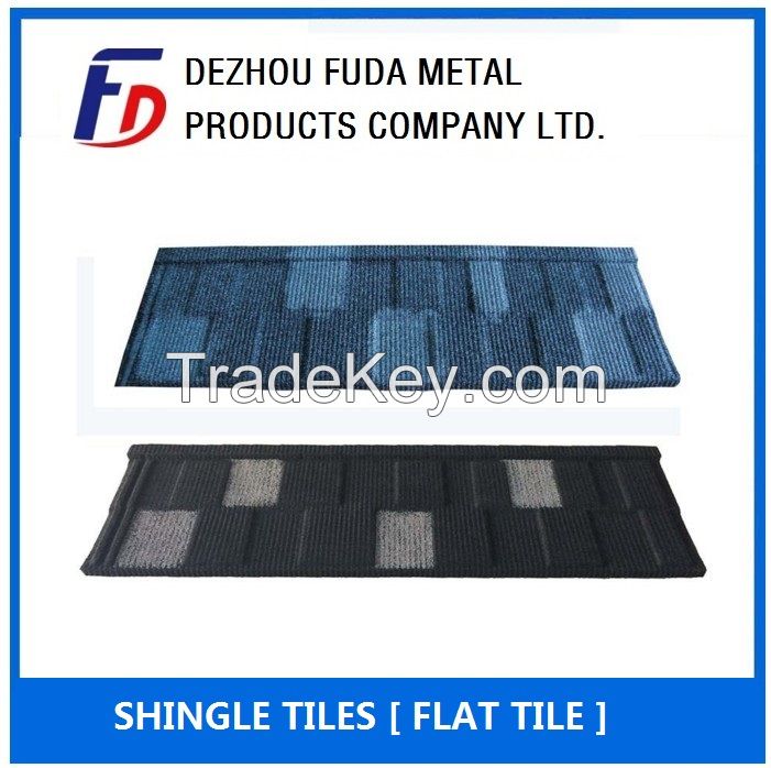 Stone Coated Flat Tile (Shingle Tile)