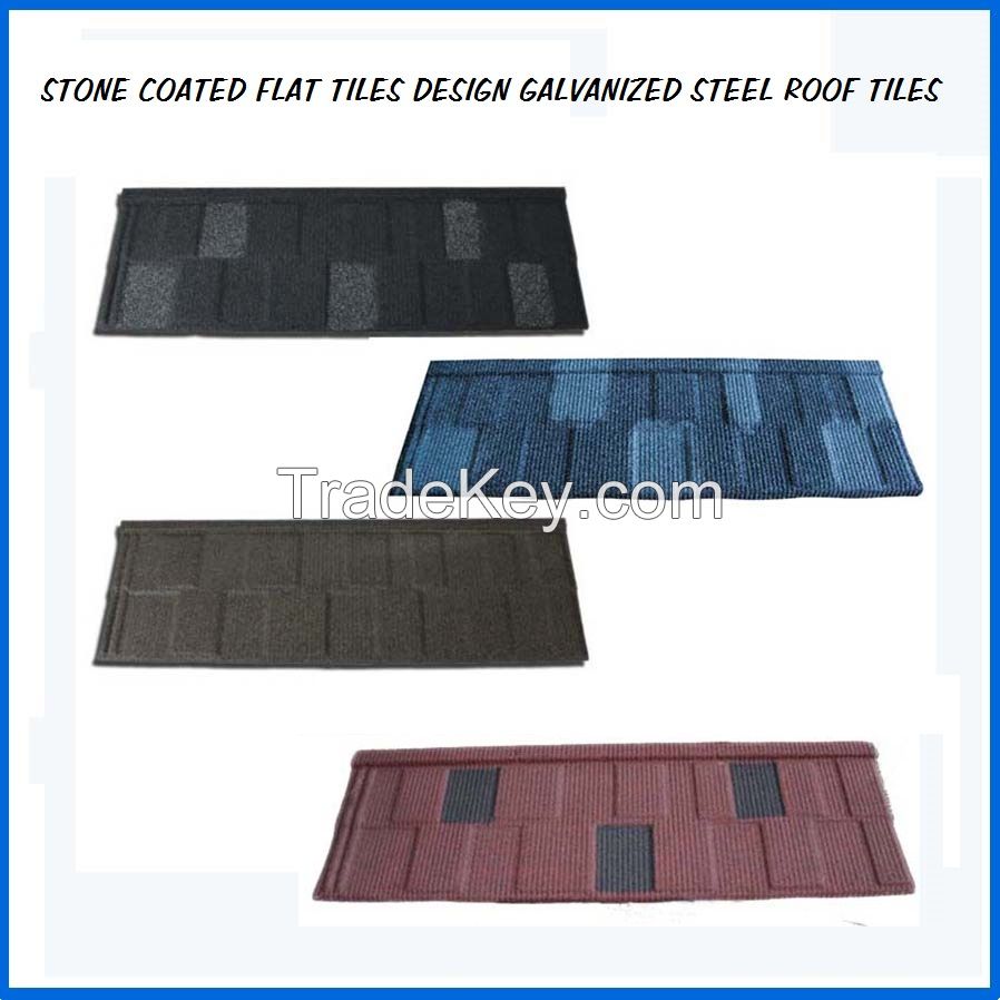 Stone Coated Flat Tile (Shingle Tile)