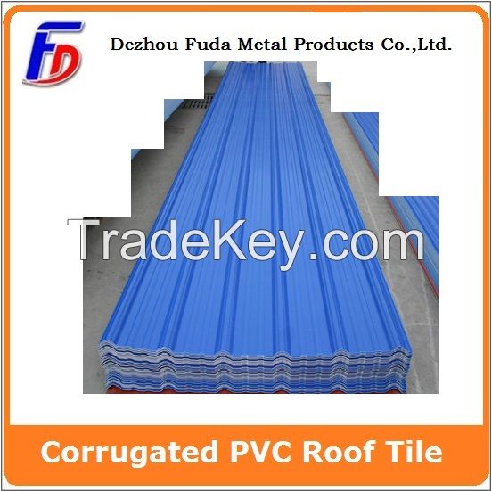 PVC Top Ridge Cover Tiles