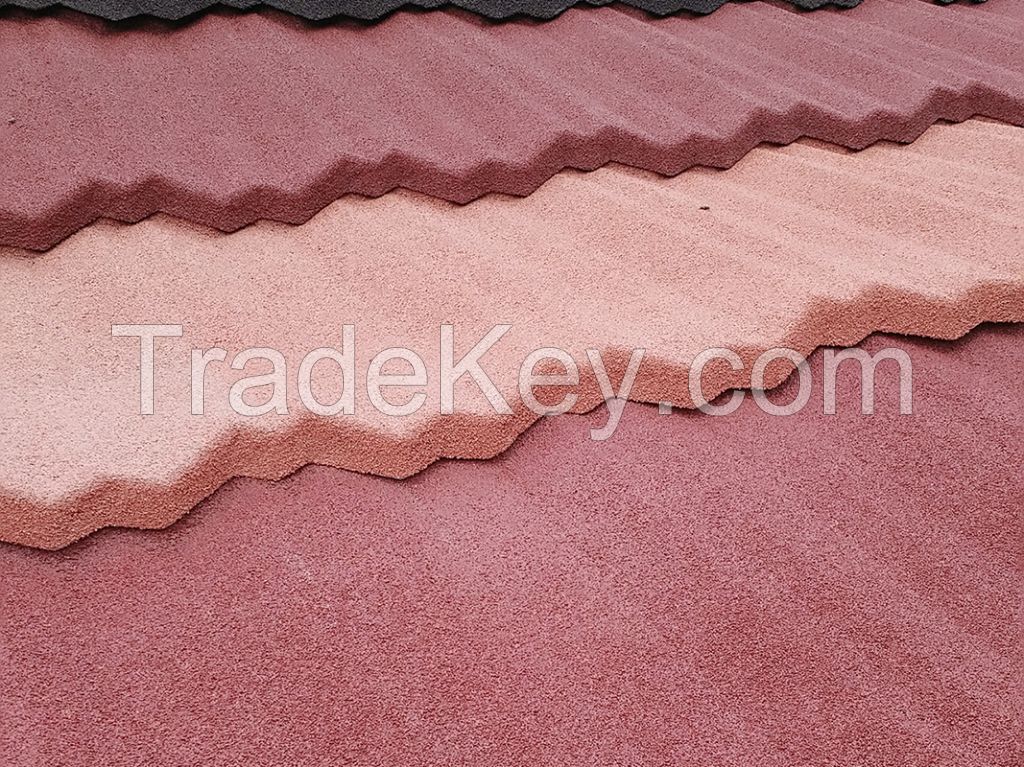 Stone Coated Nosen Type Roof Tile