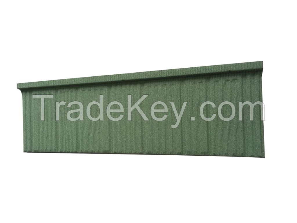 COLOR STONE COATED GALVANIZED SHEET ROOF TILE - WOOD TILE