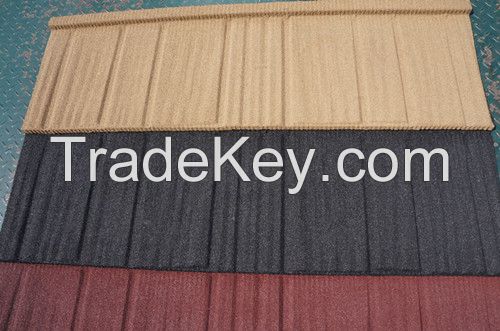  Chinese most popular stone coated roof tile - WOOD TILE 