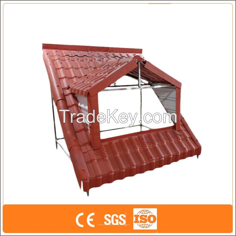 PVC corrugated plastic spanish metro roof tile