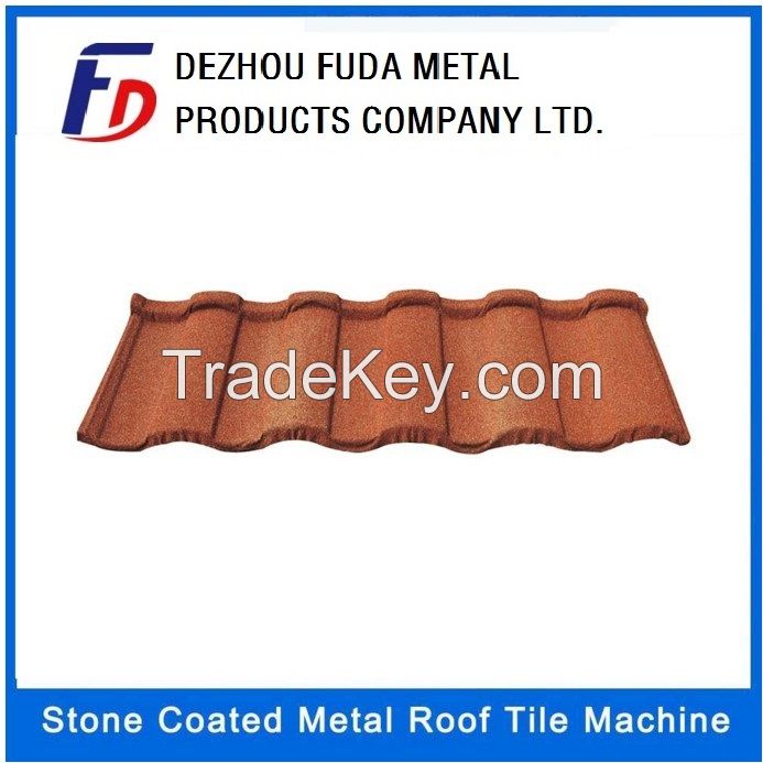 Africa Hot Sale Roofing Material Fashion Colorful Stone Coated Metal Roof Tiles